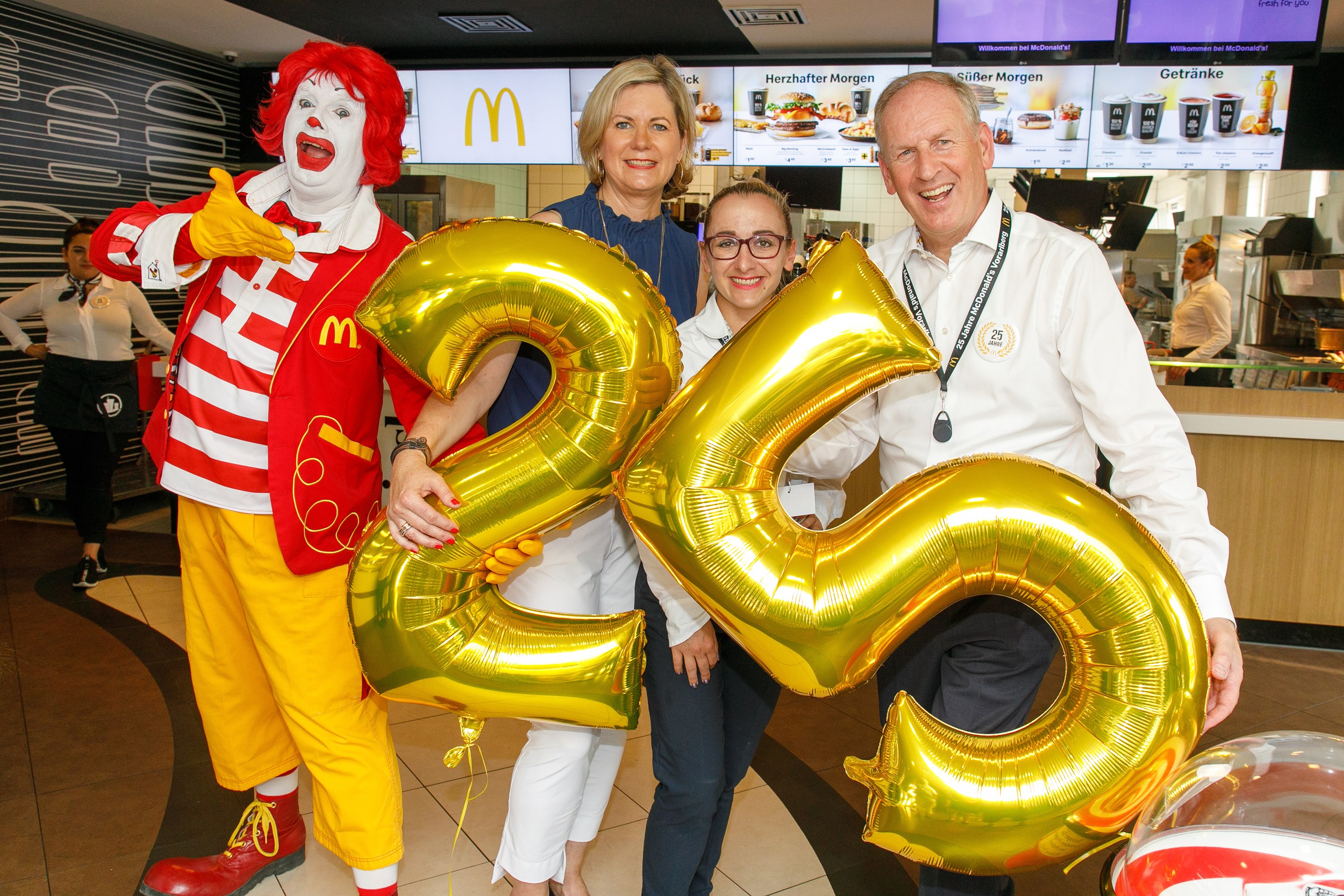25 Jahre McDonald’s Restaurant Hard