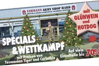 Weinachtsfest Lehmann Army Shop
